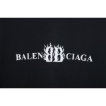 Balenciaga 25ss Flame Double B T-shirt
