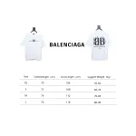Balenciaga 25ss Flame Double B T-shirt