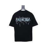 Balenciaga 25ss Hand-painted Letters T-shirt