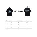 Balenciaga 25ss Hand-painted Letters T-shirt
