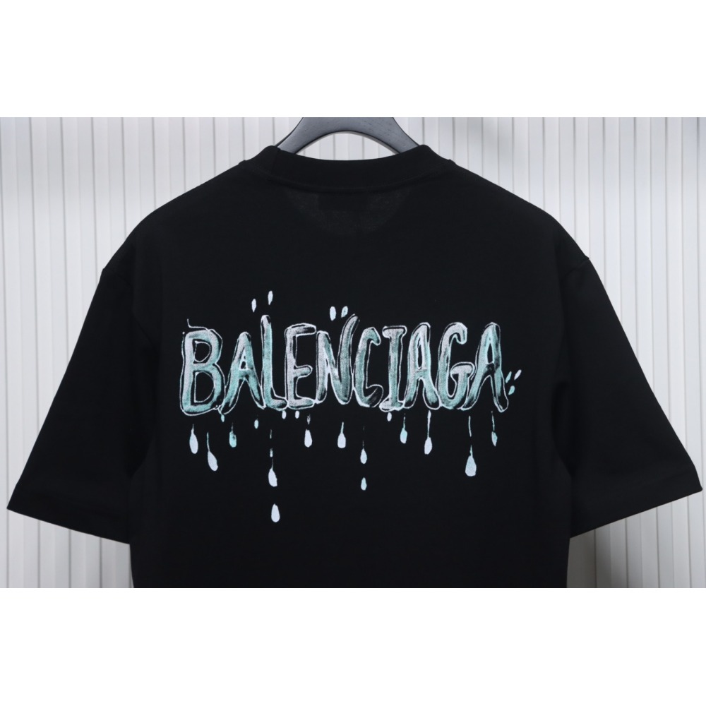 Balenciaga 25ss Hand-painted Letters T-shirt
