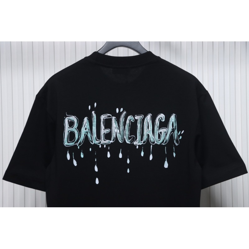 Balenciaga 25ss Hand-painted Letters T-shirt