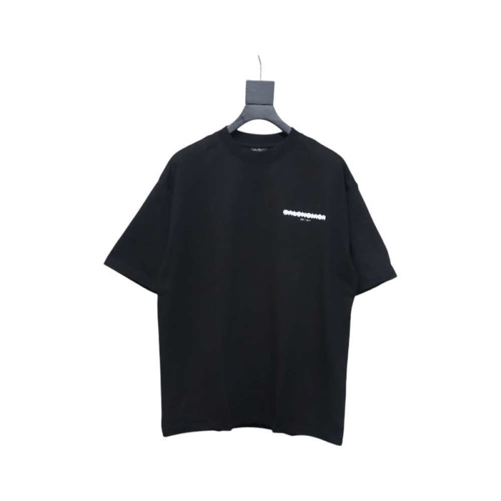 Balenciaga 25ss Long Strip Graffiti T-shirt