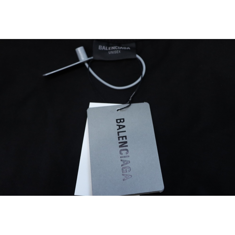 Balenciaga 25ss Long Strip Graffiti T-shirt