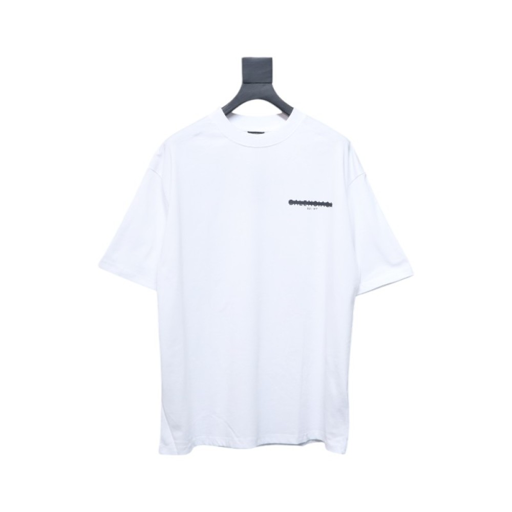 Balenciaga 25ss Long Strip Graffiti T-shirt