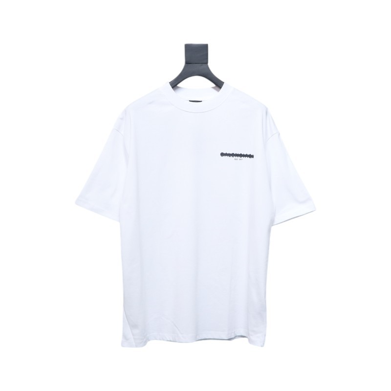 Balenciaga 25ss Long Strip Graffiti T-shirt