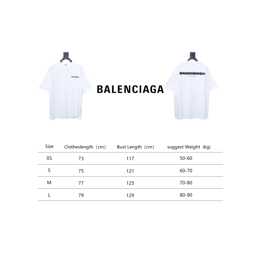 Balenciaga 25ss Long Strip Graffiti T-shirt