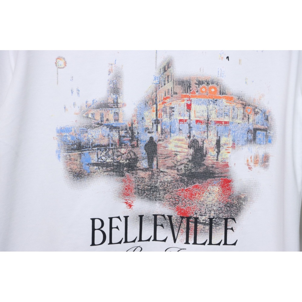 Balenciaga 25ss Night Scene Letters T-shirt