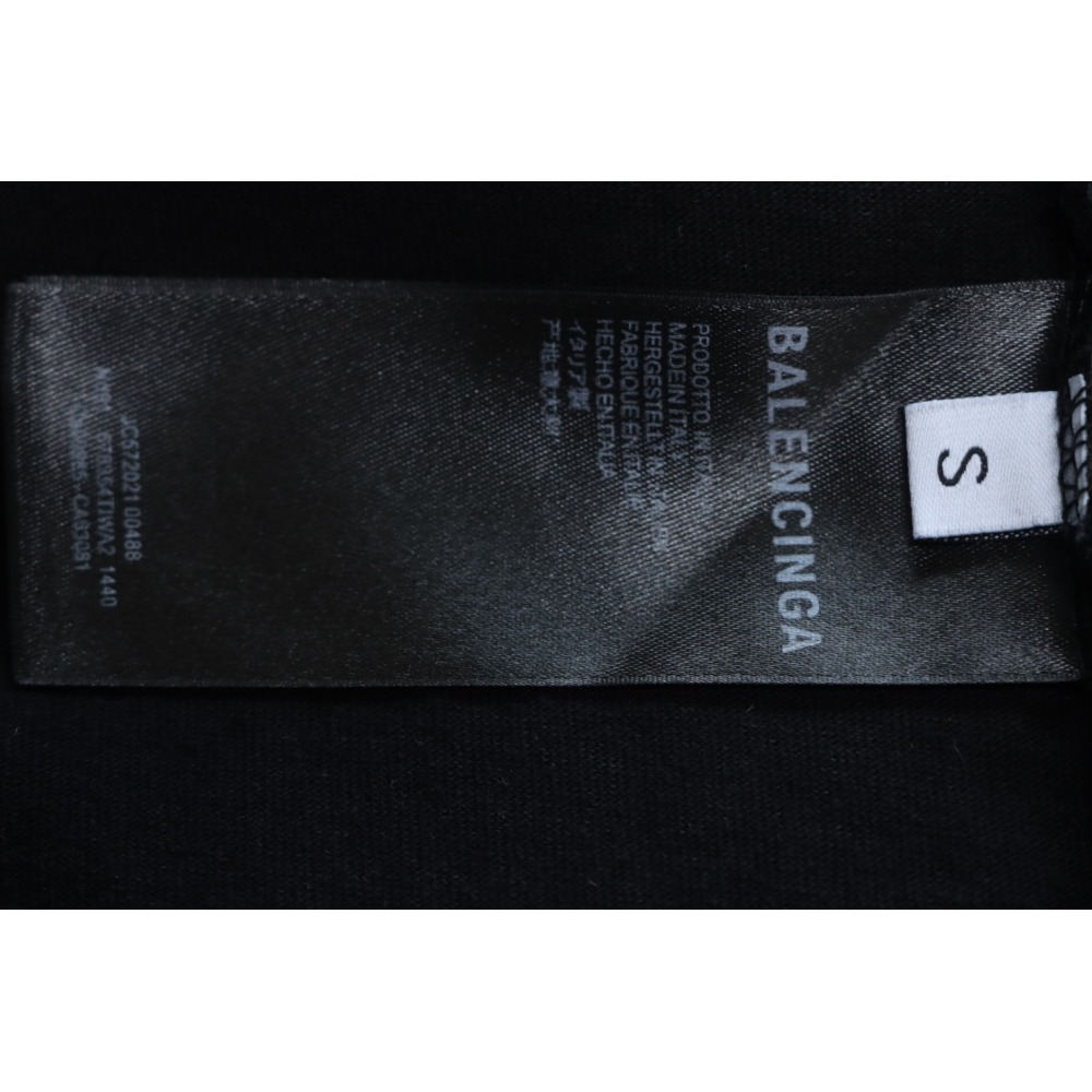 Balenciaga 25ss Reverse Letter Double B T-shirt