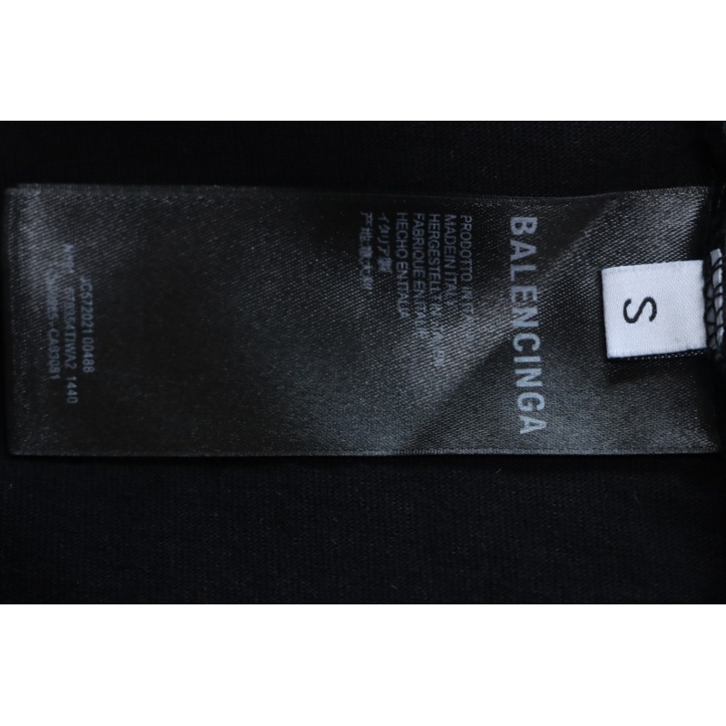 Balenciaga 25ss Reverse Letter Double B T-shirt