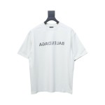 Balenciaga 25ss Reverse Letter Double B T-shirt