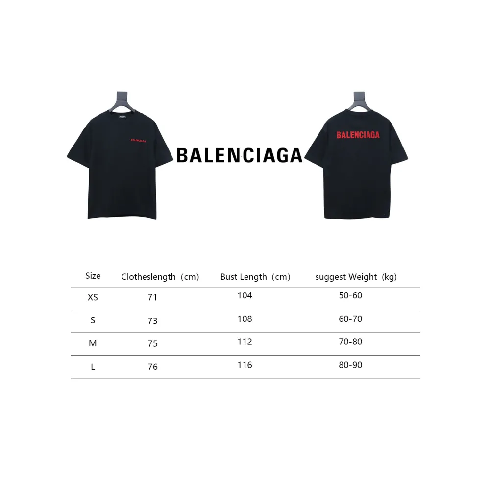 Balenciaga 25ss Tatami embroidery T-shirt