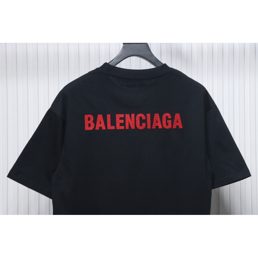 Balenciaga 25ss Tatami embroidery T-shirt