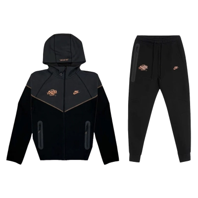 Nike Sportswear x Central Cee Tech Fleece Hoodie & Joggers Set NY HQ3749-010/HQ3748-010 01