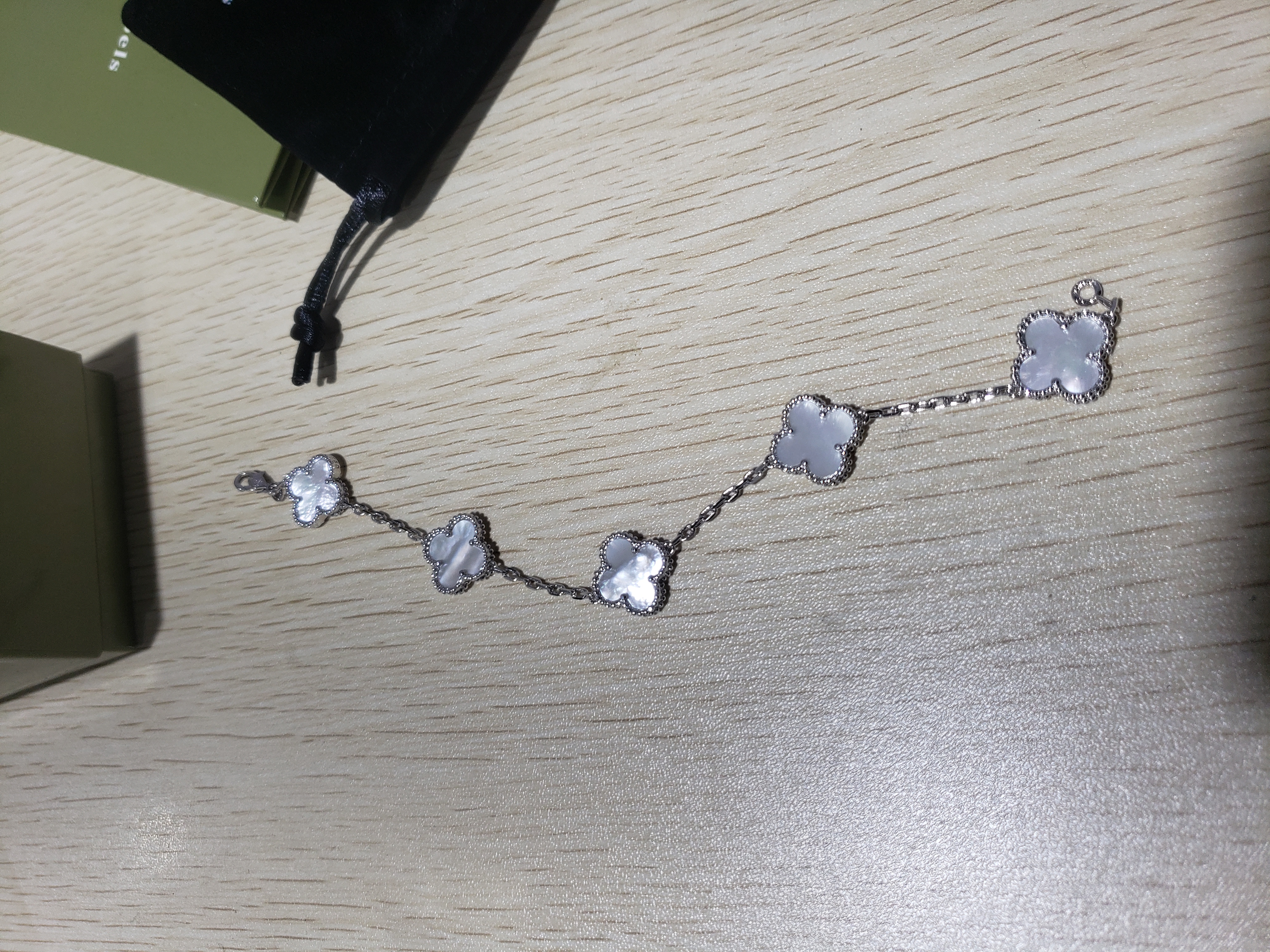 [Add One] Van Cleef & Arpels Vintage Alhambra Bracelet 5 Motifs VCARF48400 CK082812