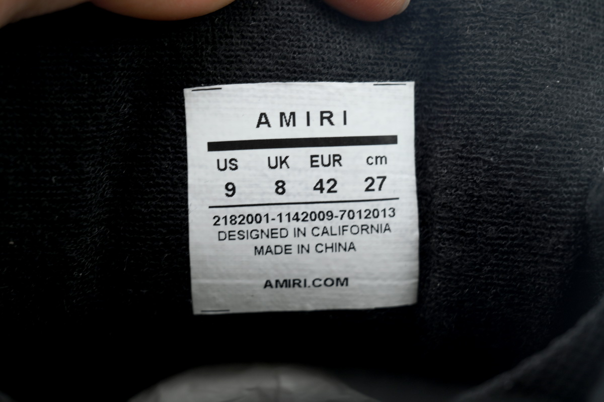 Amiri MA-1 Sneakers Black Glittered PS24MFS019 001