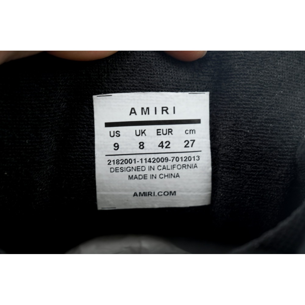 Amiri MA-1 Sneakers Black Glittered PS24MFS019 001