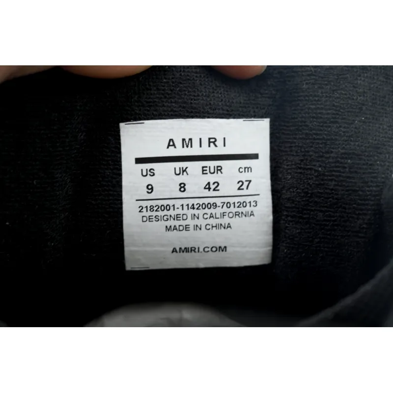 Amiri MA-1 Sneakers Black Glittered PS24MFS019 001