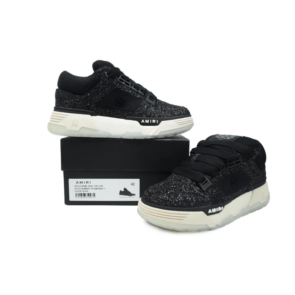 Amiri MA-1 Sneakers Black Glittered PS24MFS019 001