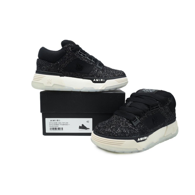Amiri MA-1 Sneakers Black Glittered PS24MFS019 001