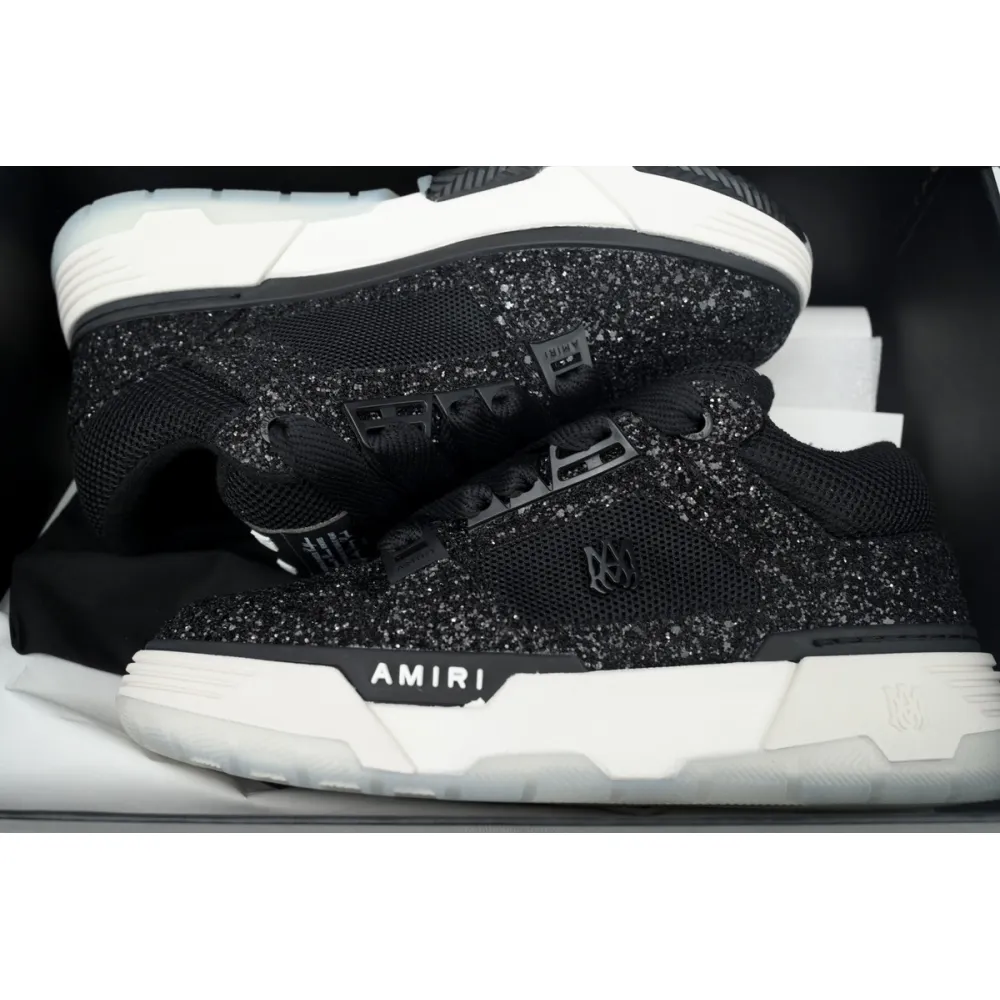 Amiri MA-1 Sneakers Black Glittered PS24MFS019 001