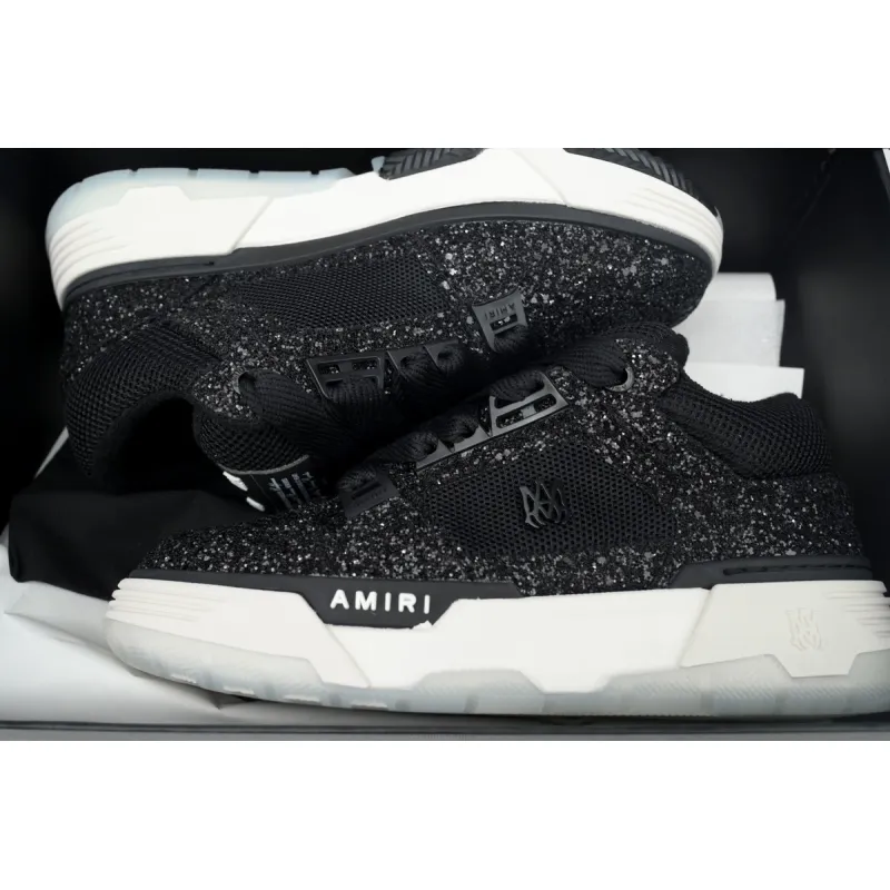 Amiri MA-1 Sneakers Black Glittered PS24MFS019 001