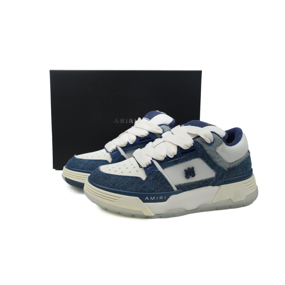 Amiri MA 1 Sneakers Denim Printed Sneakers 53960