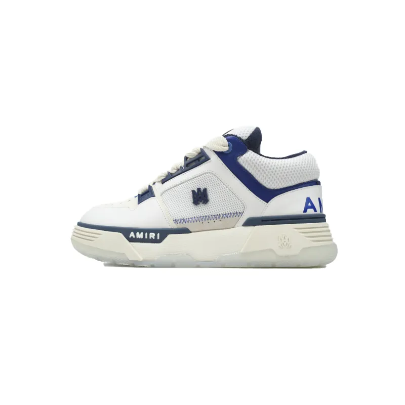 Amiri White & Navy MA-1 Sneakers 242886M237012