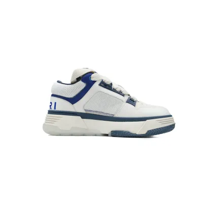 Amiri White & Navy MA-1 Sneakers 242886M237012 02