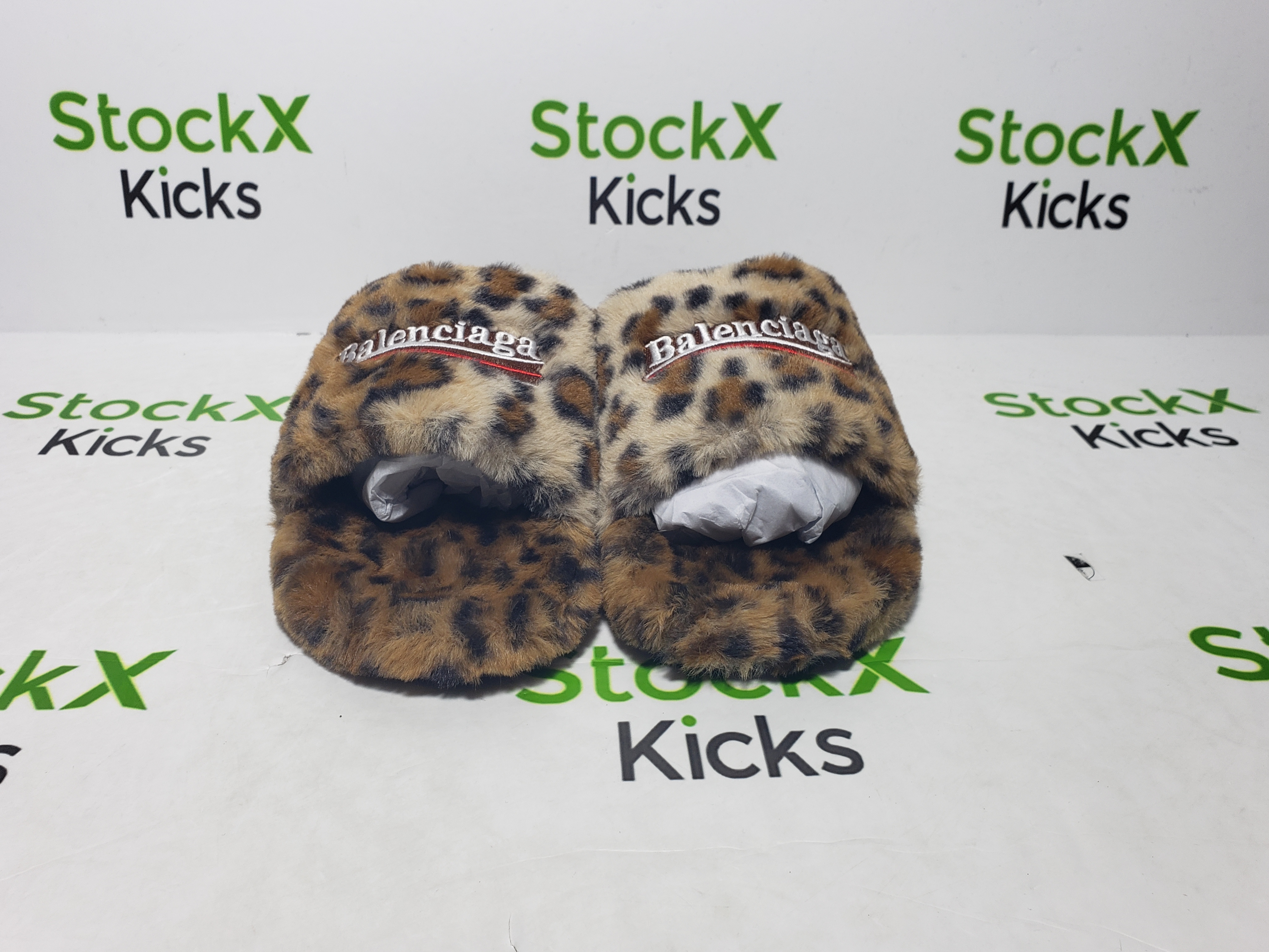 Balenciaga Furry Slides 'Leopard' CK20241225