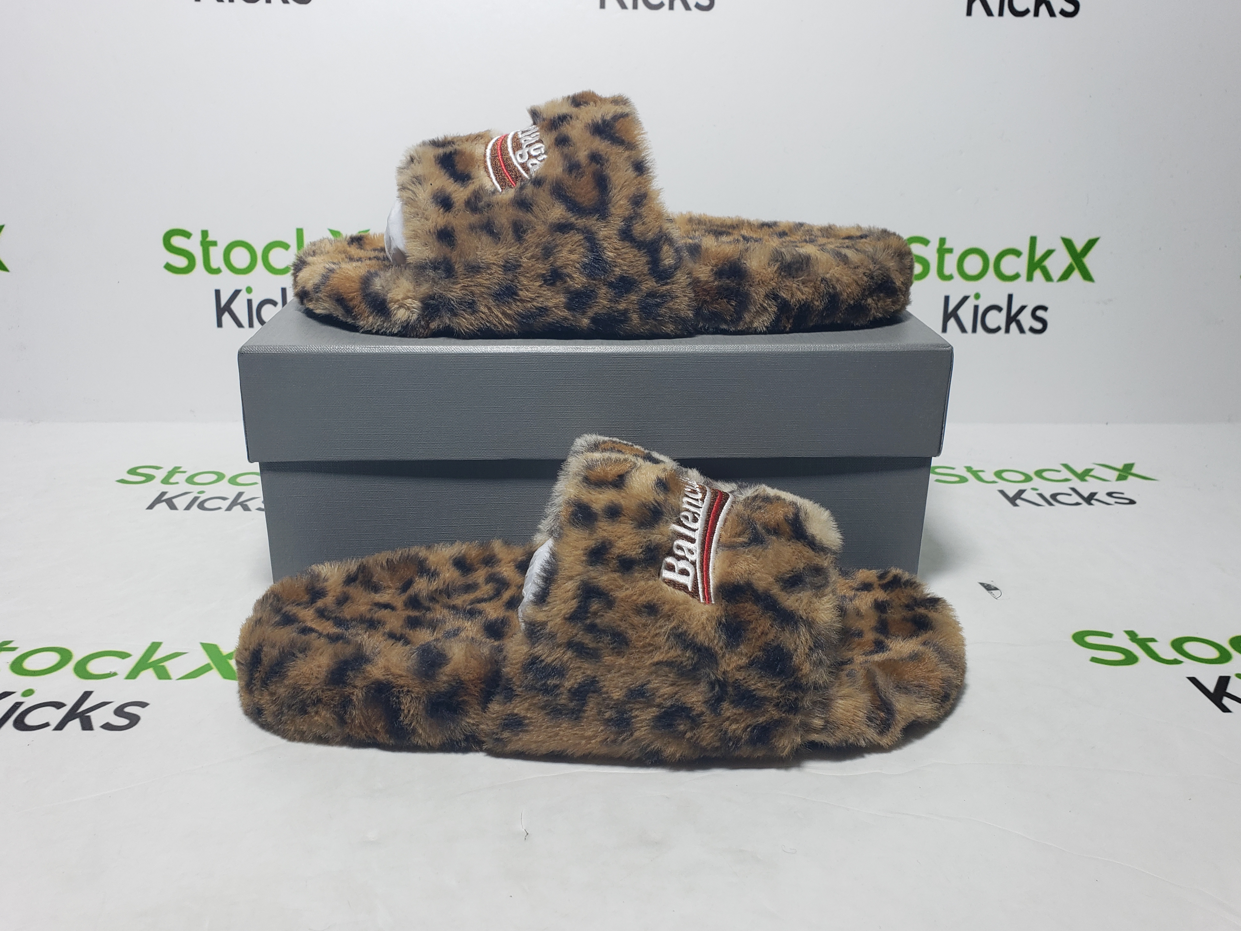 Balenciaga Furry Slides 'Leopard' CK20241225