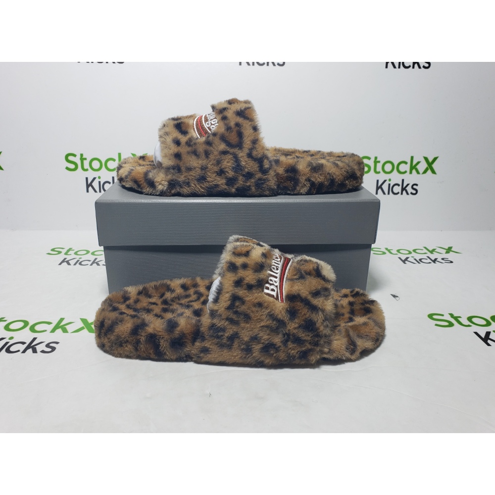 Balenciaga Furry Slides 'Leopard' CK20241225