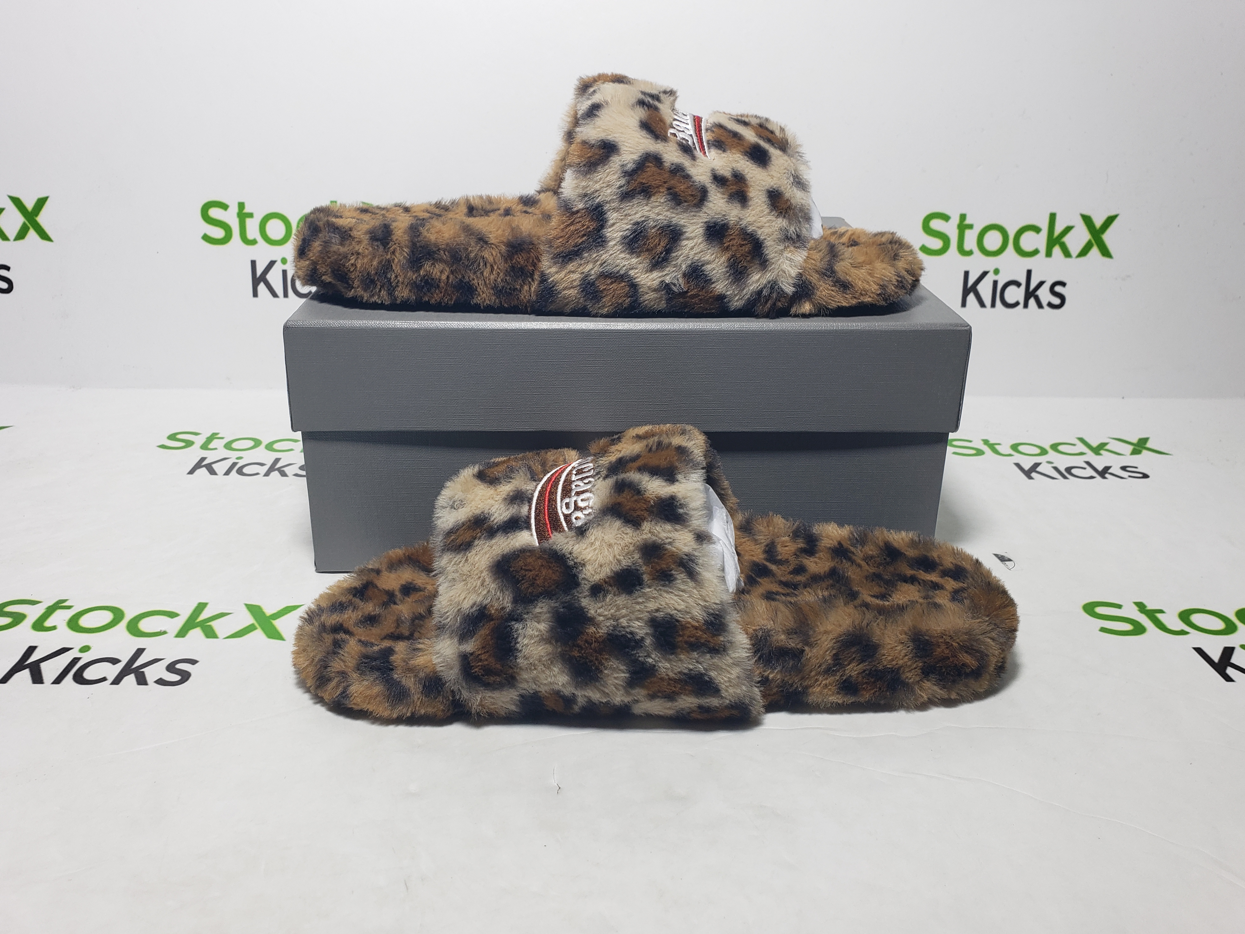 Balenciaga Furry Slides 'Leopard' CK20241225