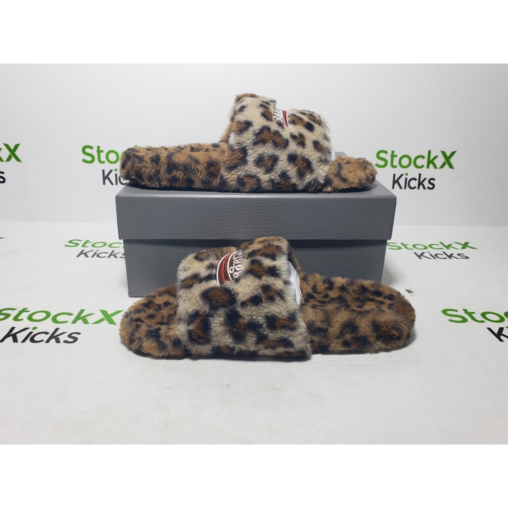 Balenciaga Furry Slides 'Leopard' CK20241225