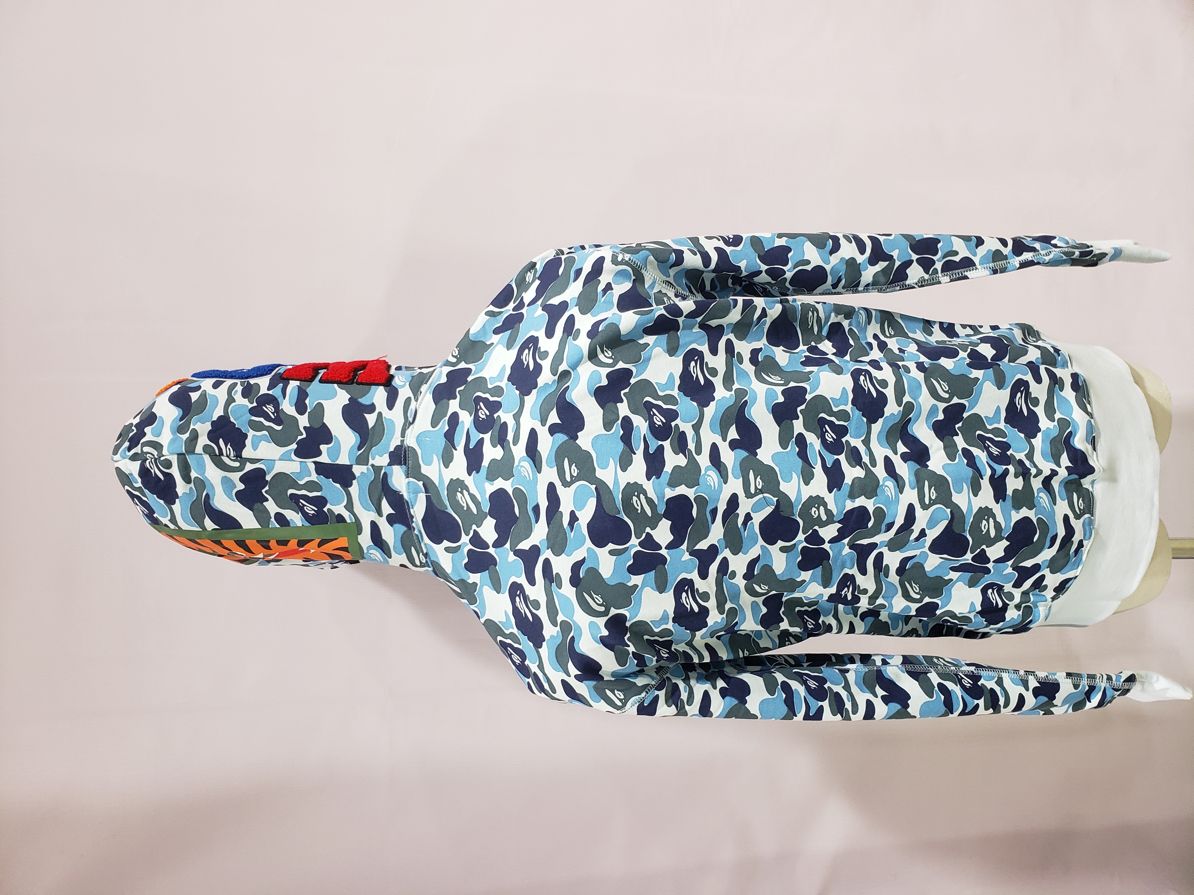 BAPE ABC Camo Shark Zip Hoodie Blue 1J70-314-001