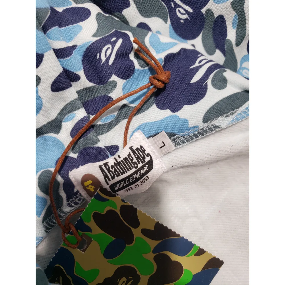 BAPE ABC Camo Shark Zip Hoodie Blue 1J70-314-001