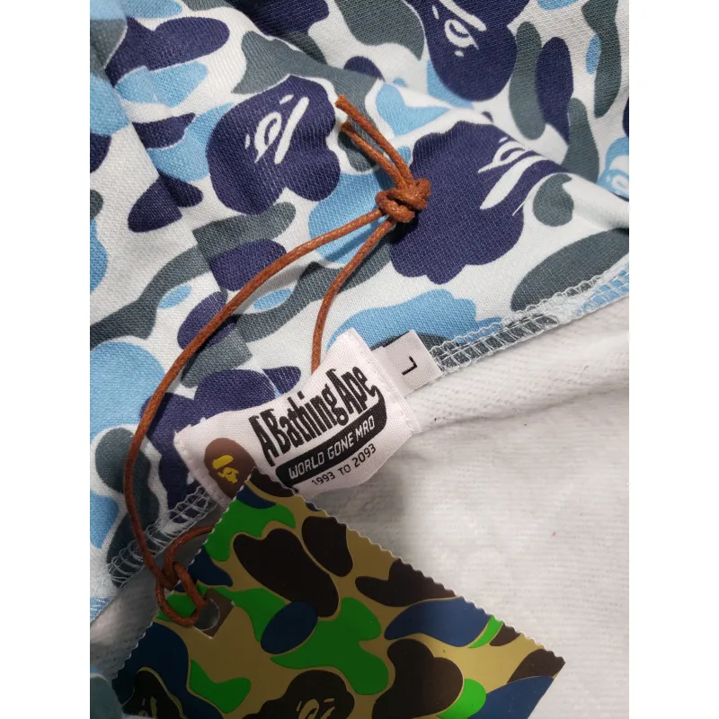 BAPE ABC Camo Shark Zip Hoodie Blue 1J70-314-001