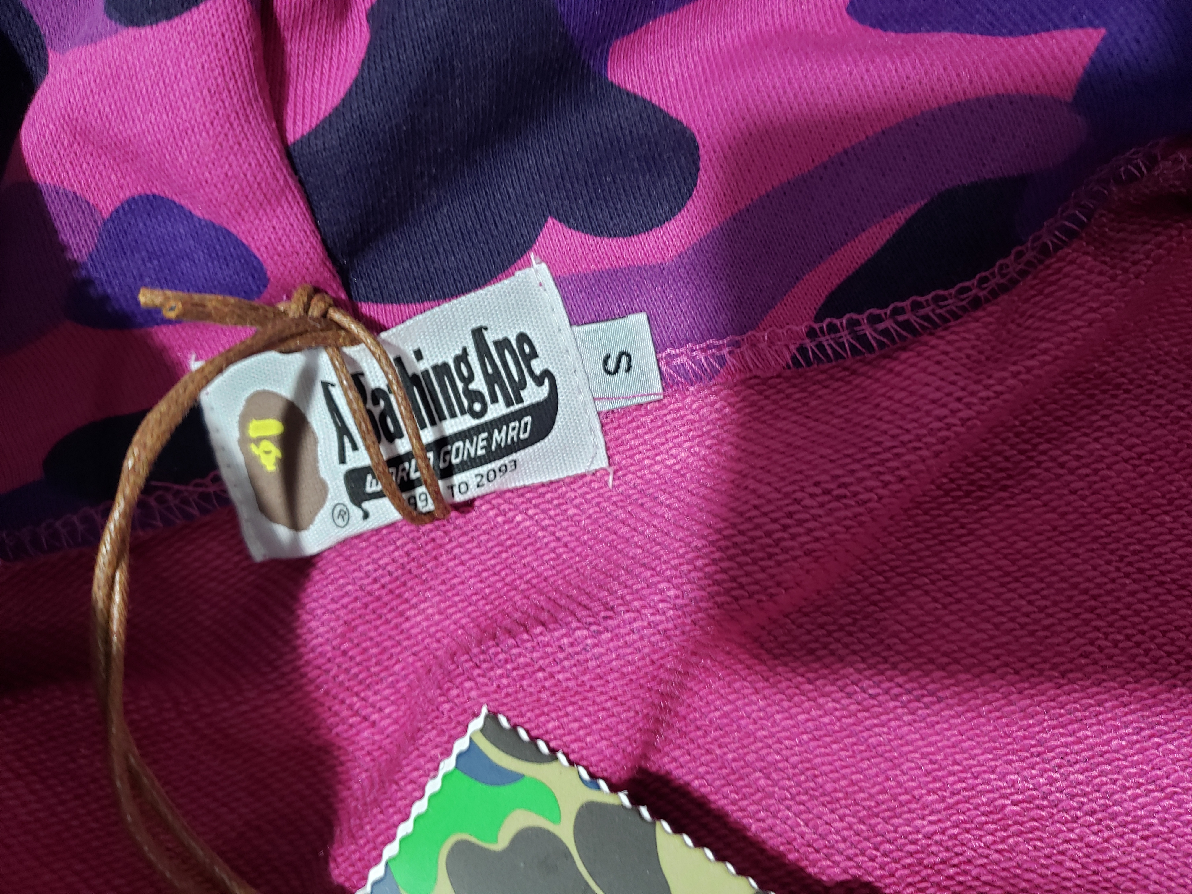 BAPE Color Camo Shark Zip Hoodie Purple 4580793338444