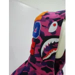 BAPE Color Camo Shark Zip Hoodie Purple 4580793338444