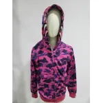 BAPE Color Camo Shark Zip Hoodie Purple 4580793338444
