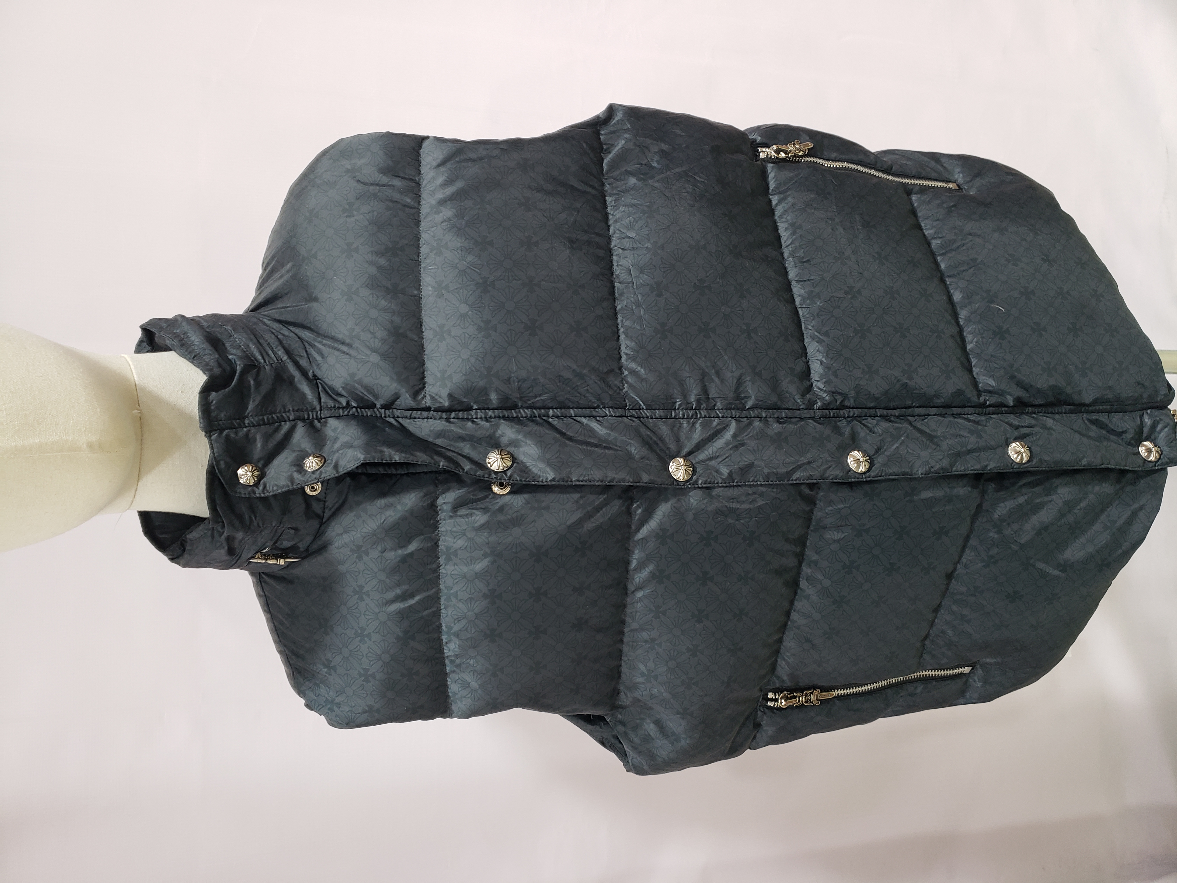 CHROME HEARTS Hooded Down Vest 8812