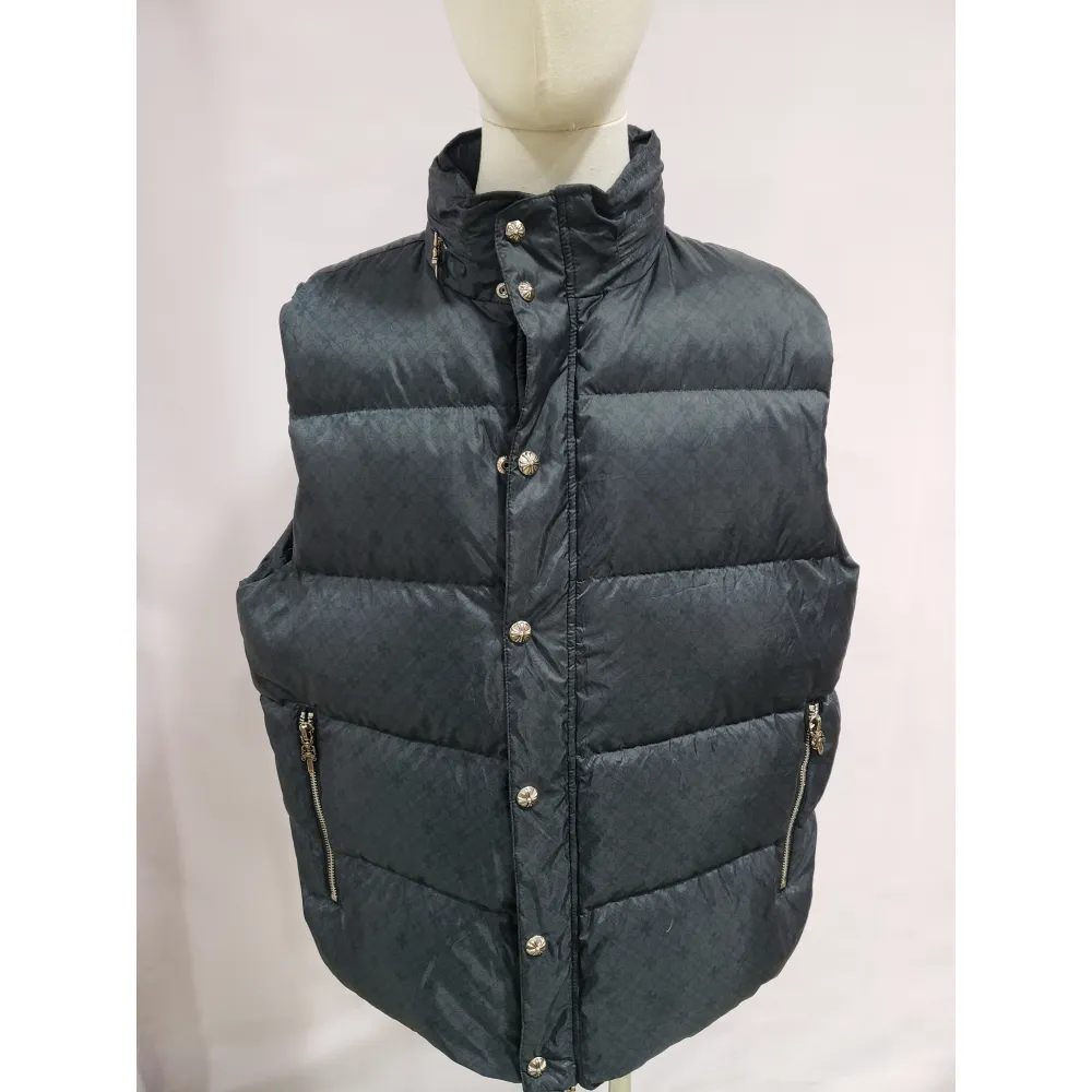 CHROME HEARTS Hooded Down Vest 8812