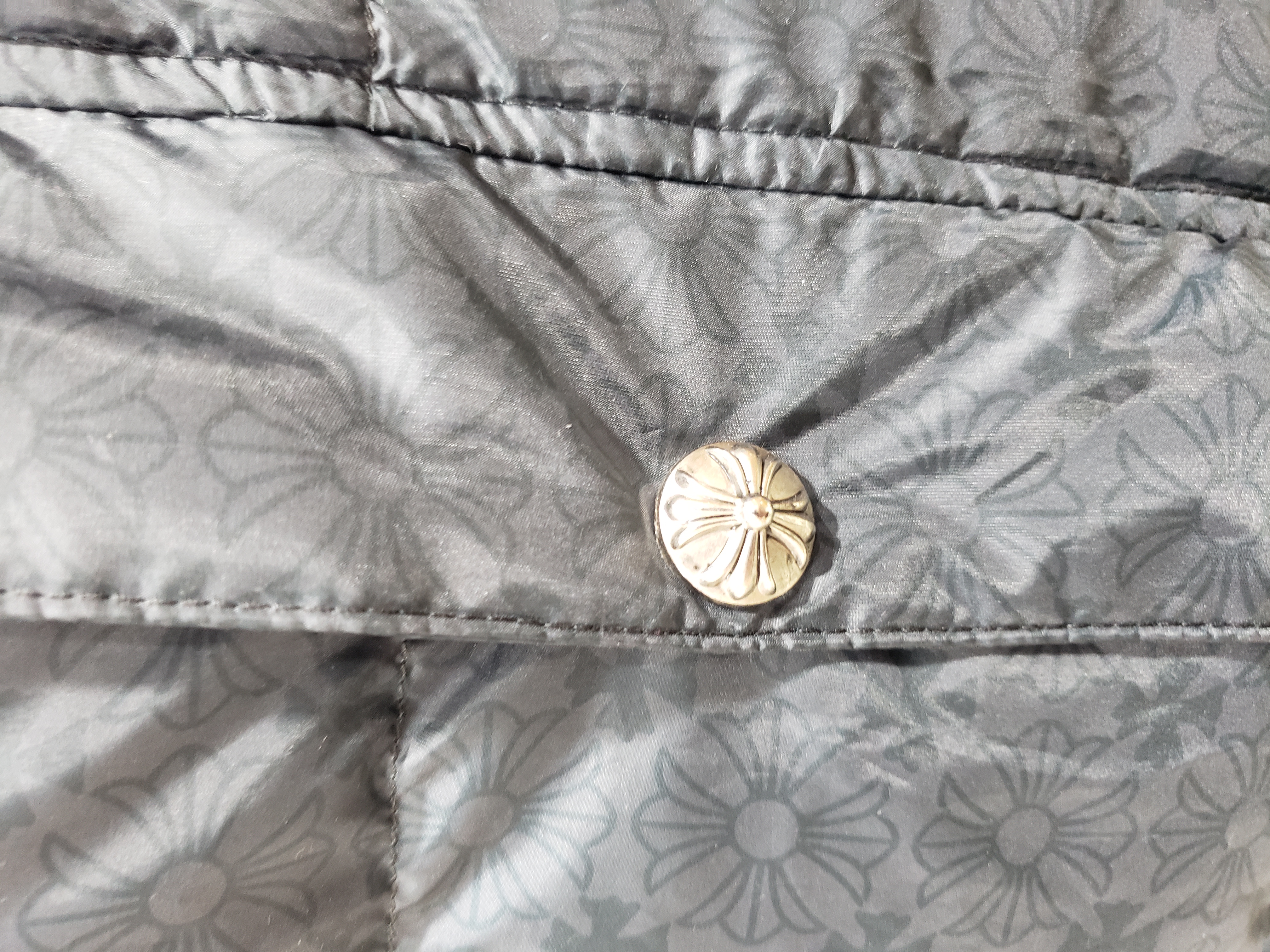 CHROME HEARTS Hooded Down Vest 8812