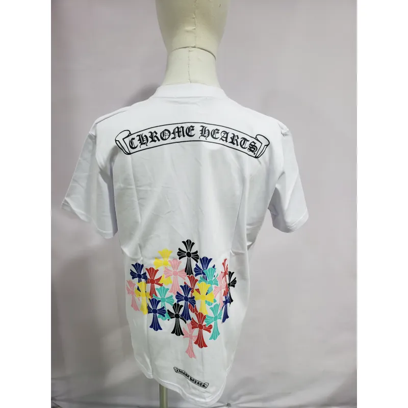 Chrome Hearts Multi Color Cross T-shirt Black