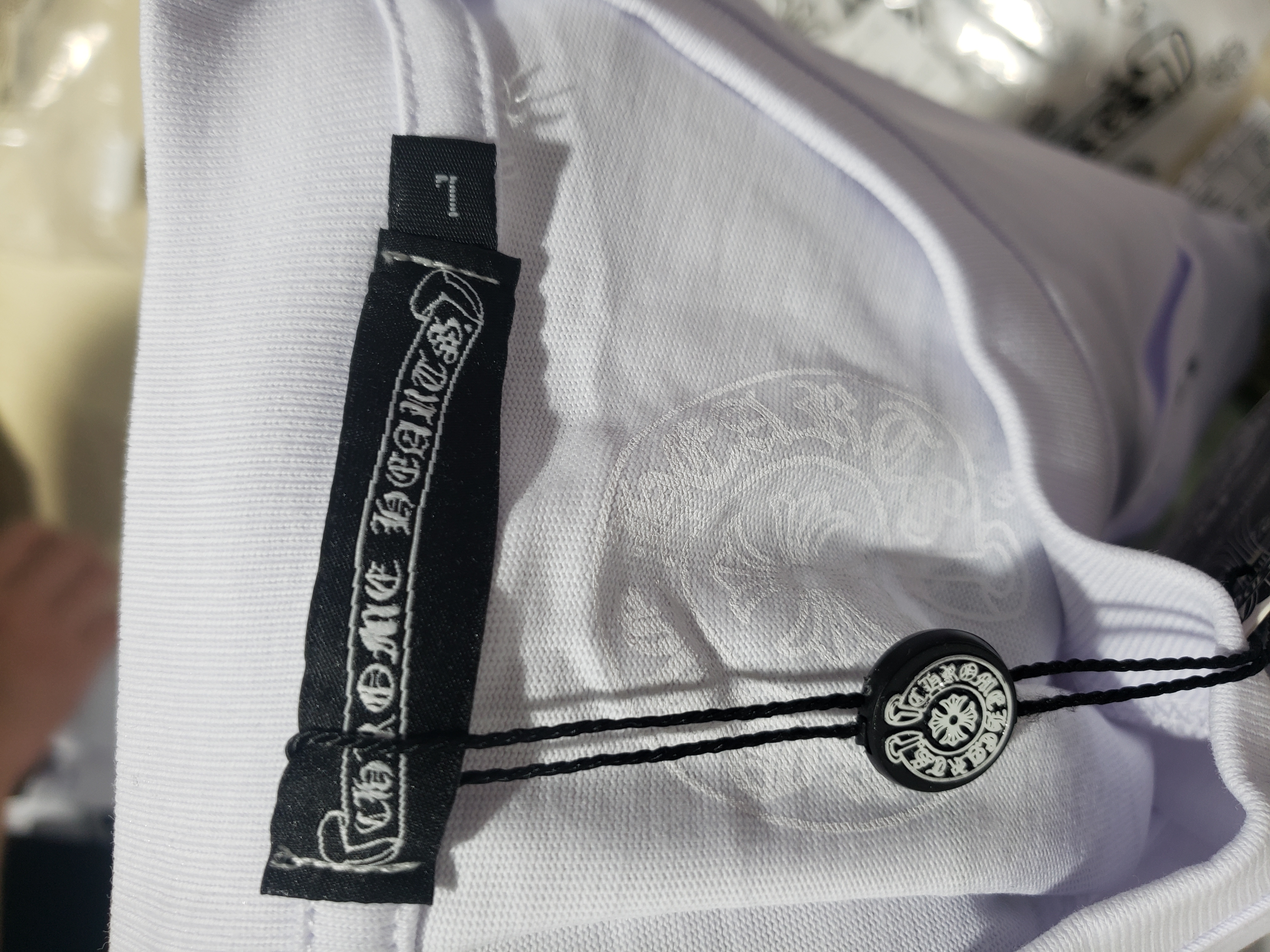 Chrome Hearts Multi Color Cross T-shirt Black/White