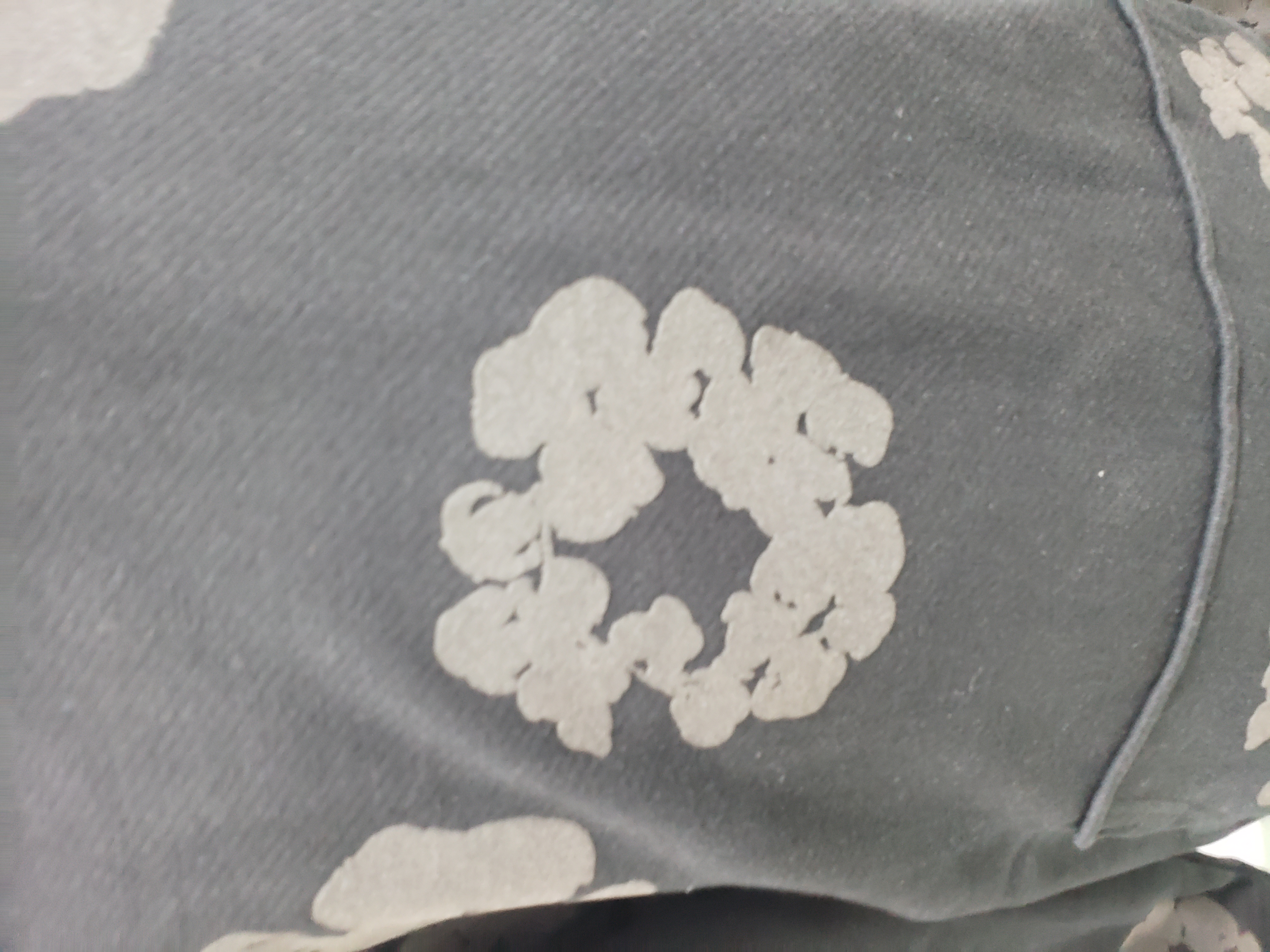 Denim Tears Cotton Wreath Hoodie Black Monochrome