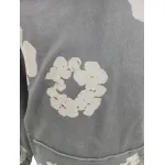 Denim Tears Cotton Wreath Hoodie Black Monochrome