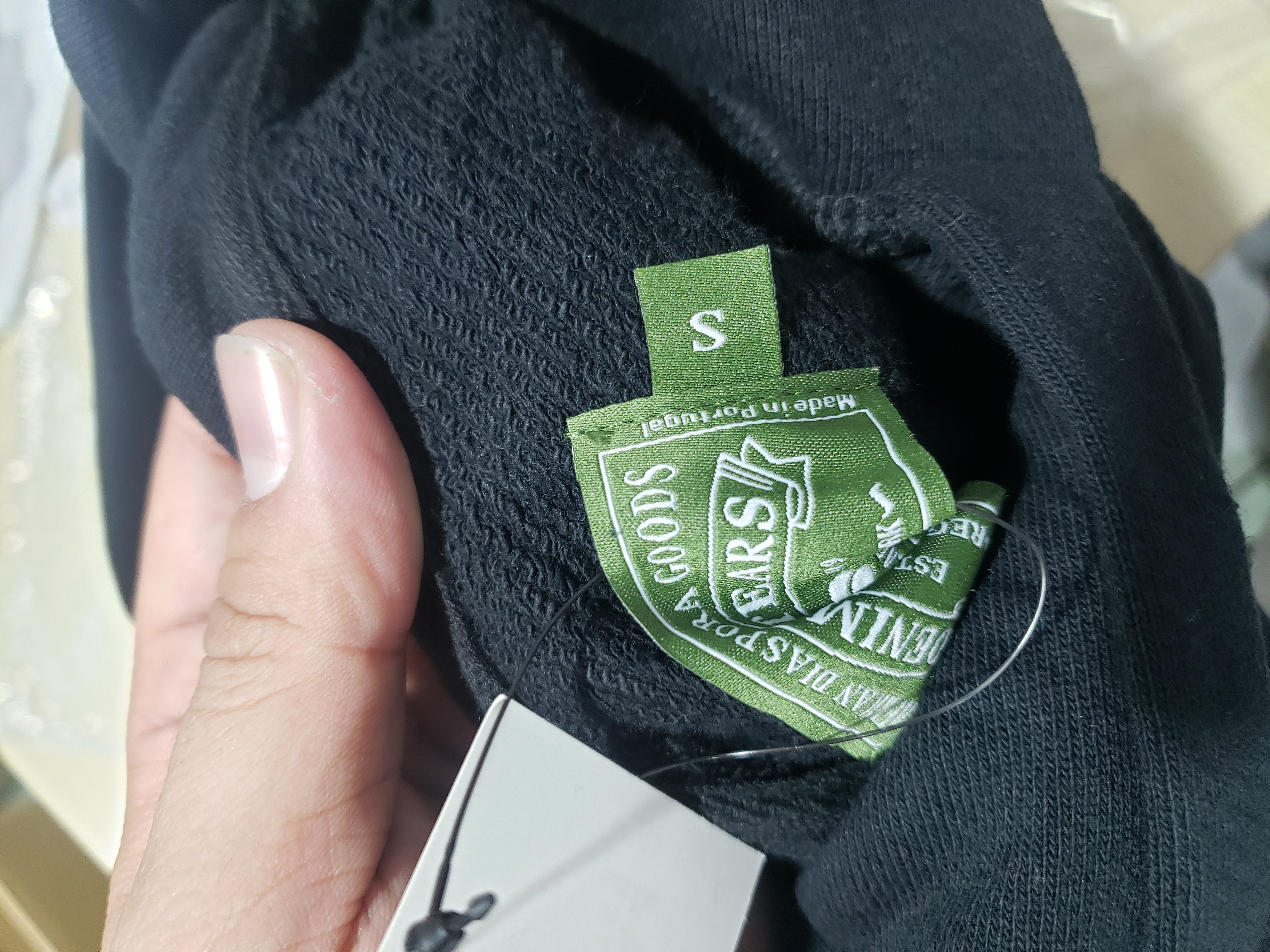 Denim Tears Cotton Wreath Hoodie Black Monochrome