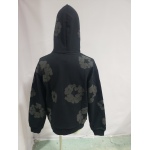 Denim Tears Cotton Wreath Hoodie Black Monochrome