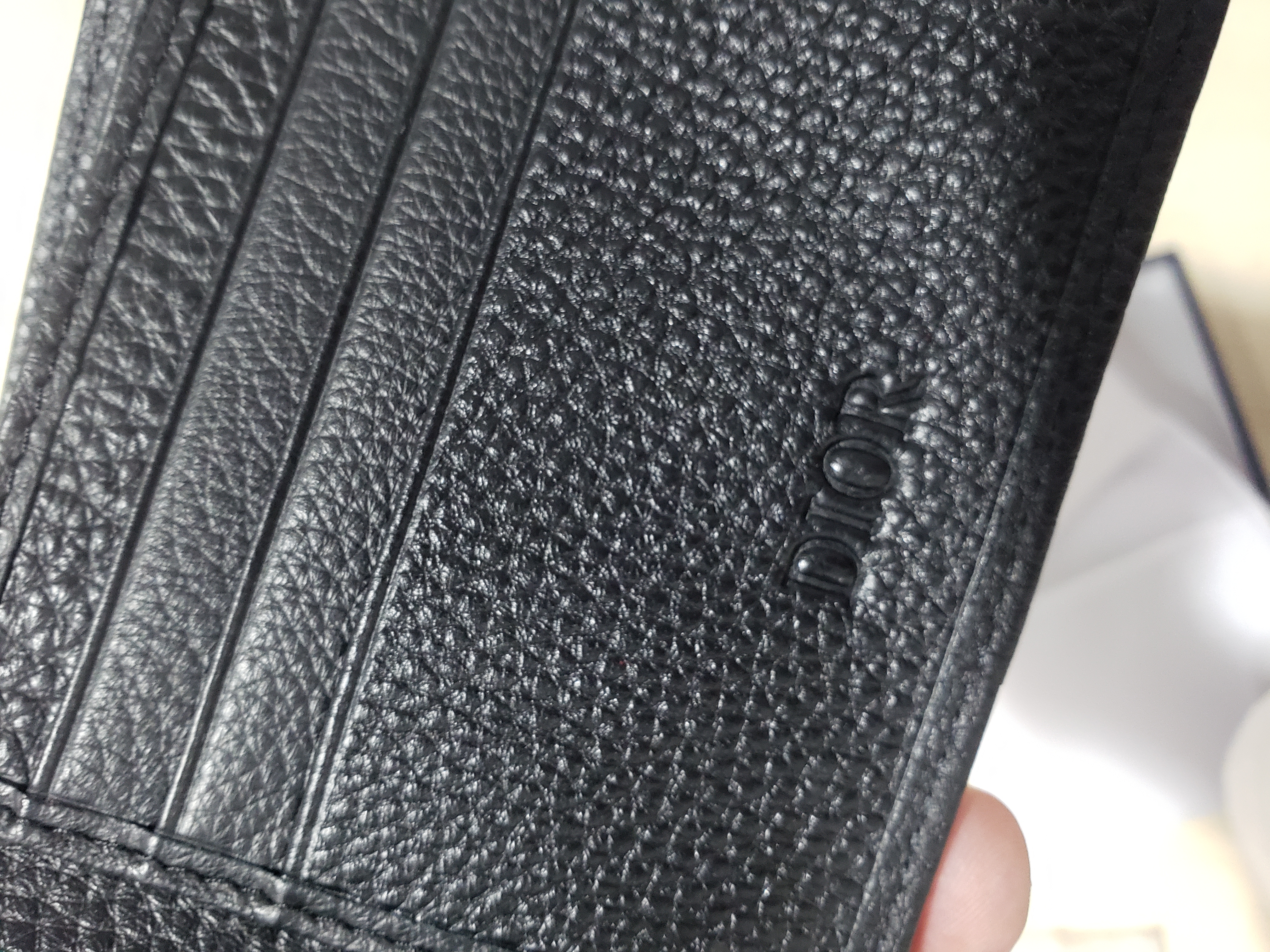 Dior Compact Wallet Beige And Black Dior Oblique Jacquard 2OBBC027YSE_H05E